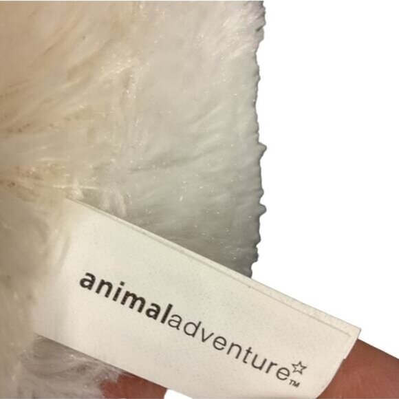 Animal Adventure Kitten Cat Cub White Purple Plush Stuffed Animal 11" - Picture 3 of 6